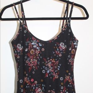 Black floral Camisole
